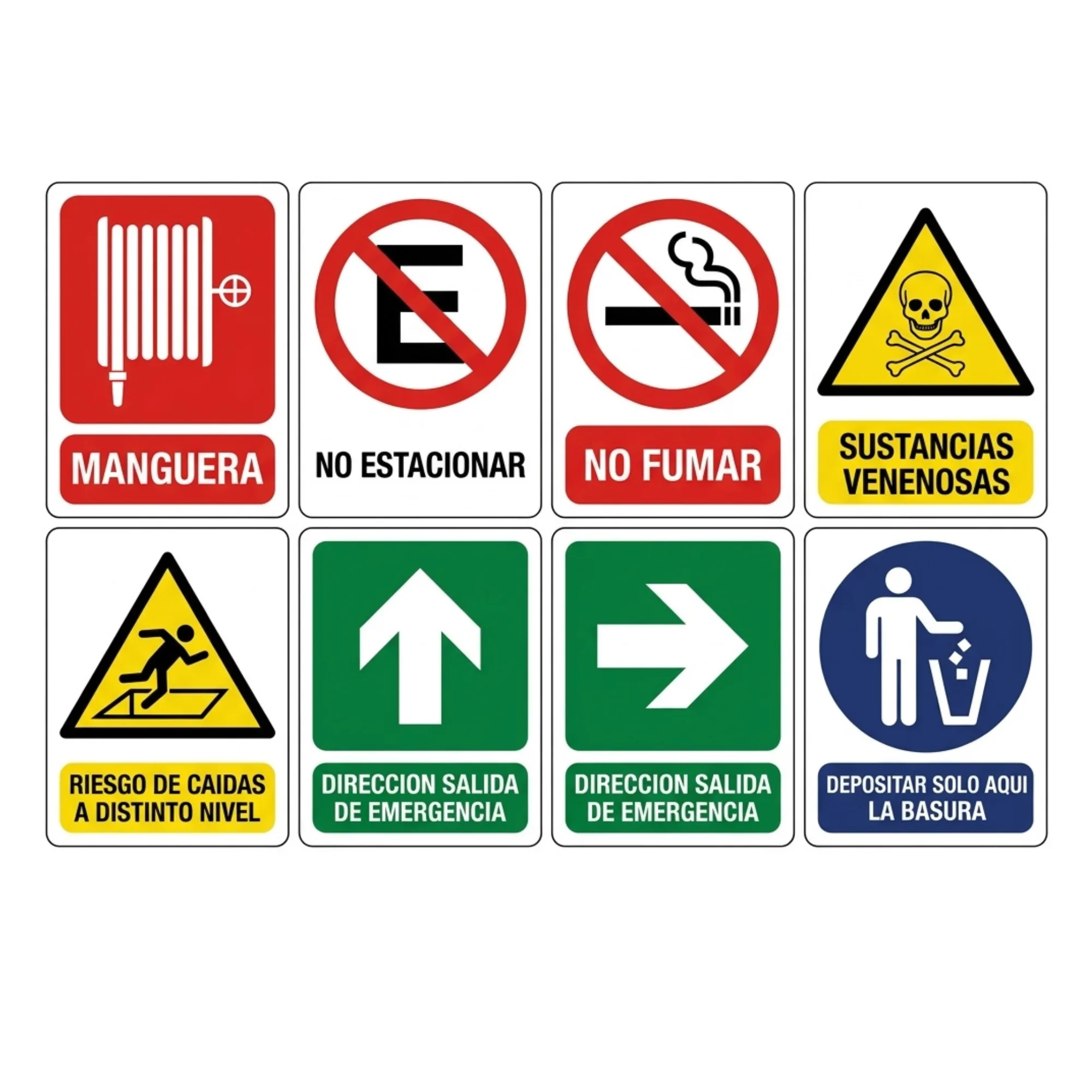 Señalizaciones de seguridad y evacuación